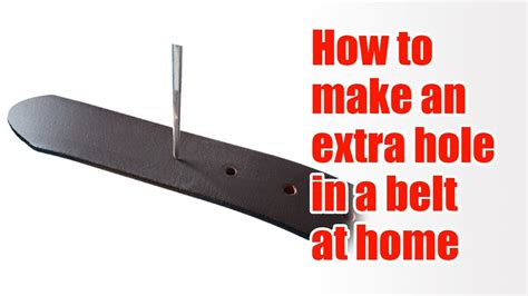 how to make a hole in a lv belt|adding holes to lv belt.